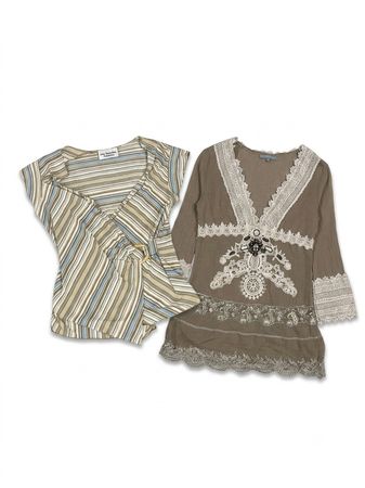 (FV-1893)     Coquette Lace & Cottagecore Women’s Blouses Vintage Romantic Fashion