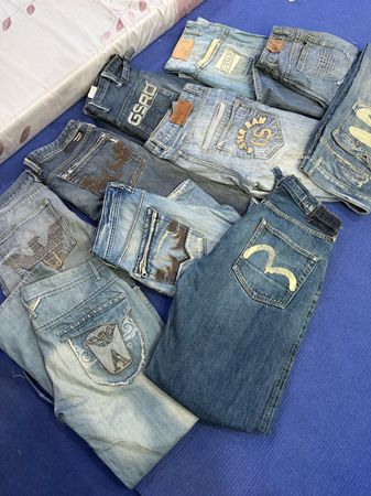 Armani printed DIESEL G star D&G printee jeans