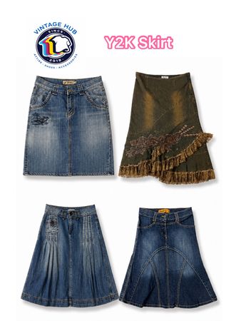 Y2K Midi Skirt