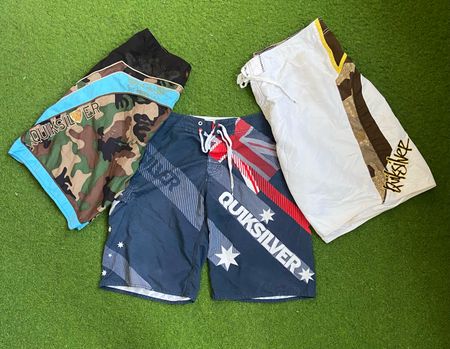 Branded Surfwear/Swim Shorts including Quiksilver, Billa Bong, Oneill and others