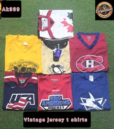 Vintage jersey t shirts ak339