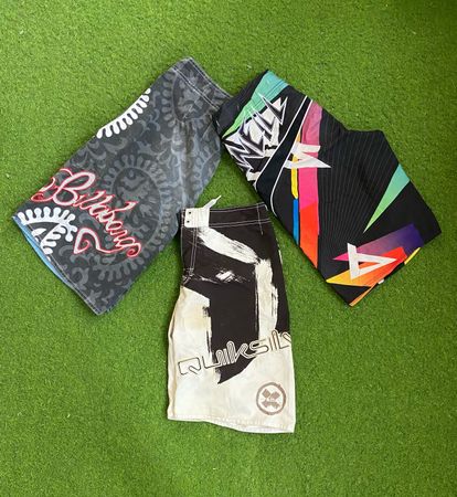 Branded Surfwear/Swim Shorts including Quiksilver, Billa Bong, Oneill and others