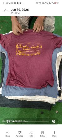 Custom handpick old vintage single stitch t-shirt
