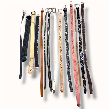 Vintage &y2k style belts collection