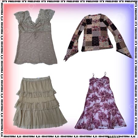 Vintage Time Loop - tops, dresses, skirts (SS-2551)