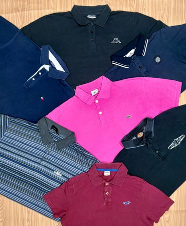 Mixed branded polo T-shirts