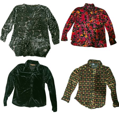 Woman velvet shirts