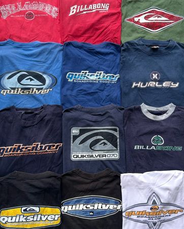 Surf Tees (Hurley, Billabong, Quicksilver )