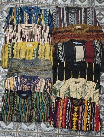 Custom handpick Coogi style sweater 60 pieces