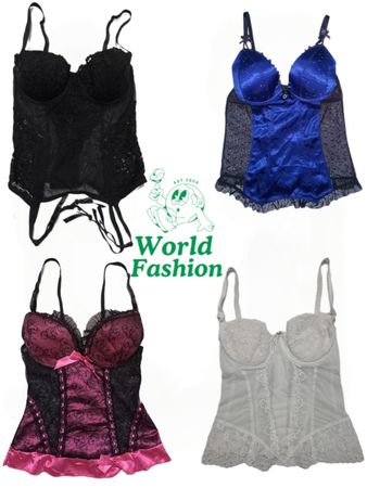 Y2k Mixed & Mesh Romantic Corset (WF009)