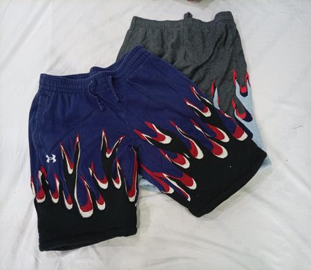 CR9660 Upcycled Mix Branded Flame Shorts
