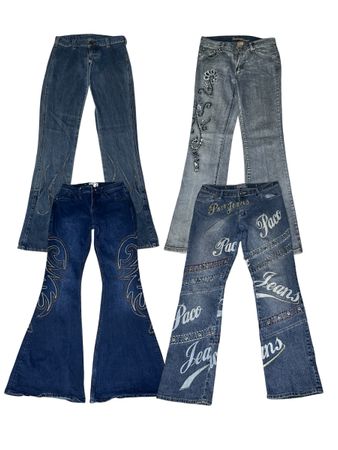 Y2K flare jeans | V-T535