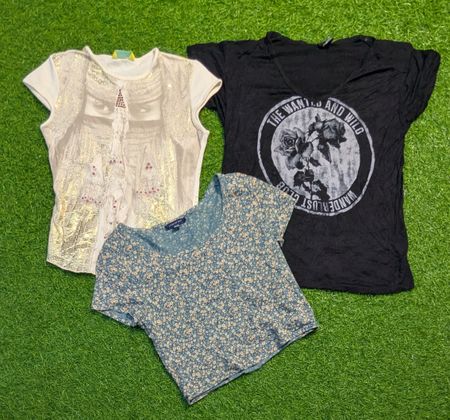 6539 - Vintage Style Half Sleeves T-Shirts