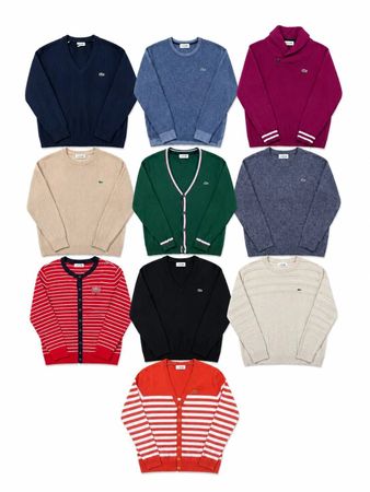 10x Lacoste Sweaters