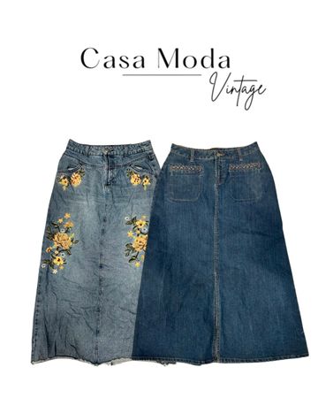 300626-15 Denim midi skirts 10 pcs