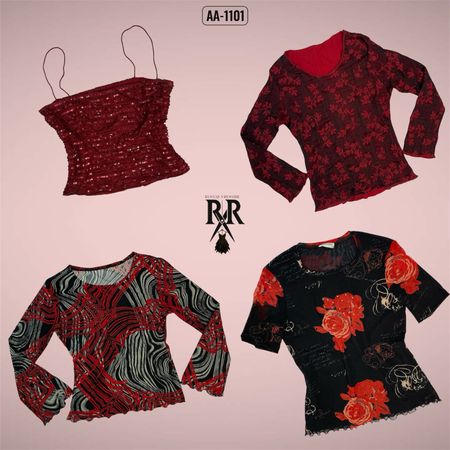 Y2k Romantic Current Mix Tops (AA-1101)
