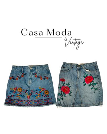 300626-20 Denim mini skirts 10 pcs