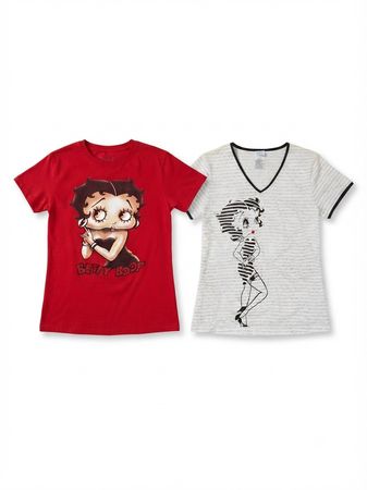 (FV-1921) Betty Boop Printed T-Shirts