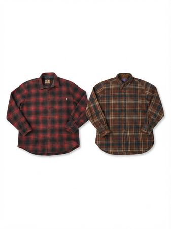 (FV-1914) Branded Button Up Shirts ( Woolrich, Pendleton ,Patagonia , The North face)