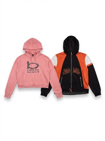 (FV-1913) Branded Sweatshirt Hoodie ( Bebe,Harley Davidson )