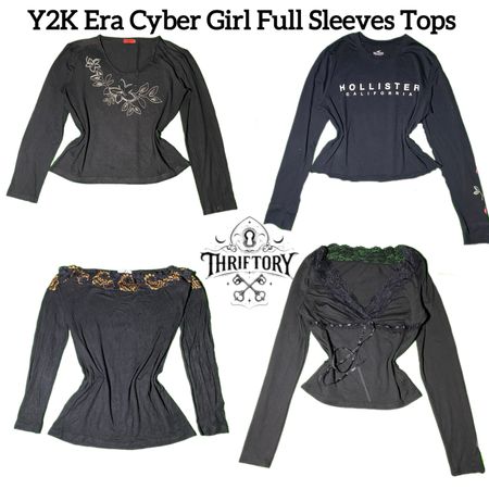 Y2K Era Cyber Girl Full Sleeves Tops TY-067