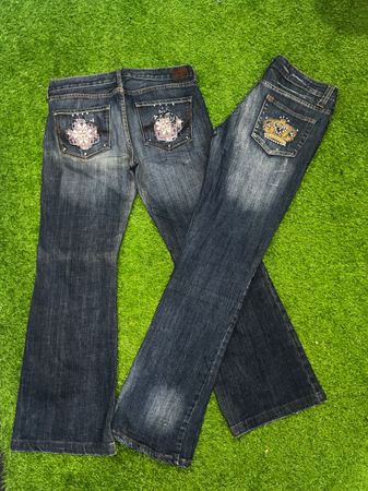 Silver &0 ther Brands jeans y2k (BN 526)