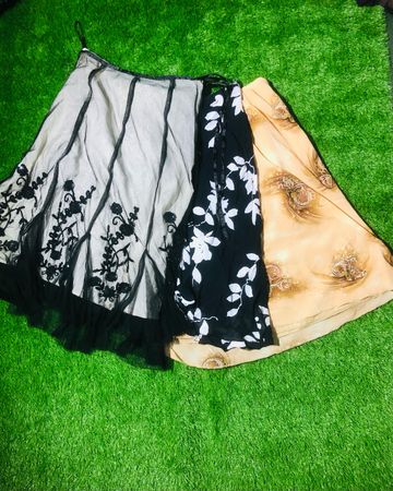 Y2K poly skirts