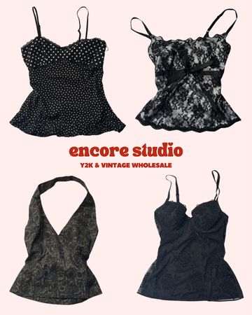 Y2K Goth Girl Cami Tops (ES#5)