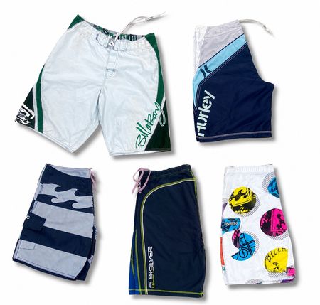 Branded Surfwear/Swim Shorts Including Quiksilver, Oneill, Oakley, Billa Bong and others