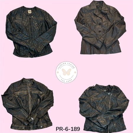 Classic Black Leather Jacket – Timeless Wardrobe Staple (PR-6-189)