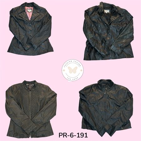 Leather Zip-Up Jacket – Everyday Luxury  (PR-6-191)