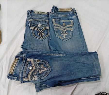 CR9699 Vintage Rock Revival Flare & Straight Jeans