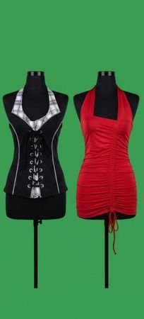 Y2K Halter Blouse & Bodysuit Vl54