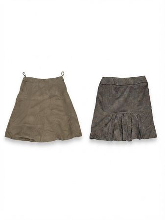 (FV-1938) Y2K Boho Earth Tone Skirts