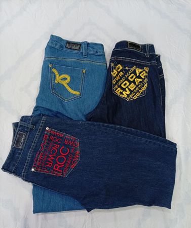 CR9738 Vintage Rocawear Ladies Jeans