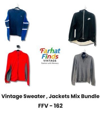 Vintage Sweater, Jackets Mix Bundle ( FFV - 162 )