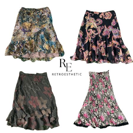 Y2K NYC IT GIRL POLY SKIRTS RE-3456