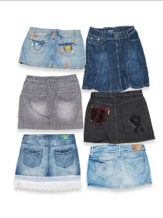 Baddie Y2K Denim Micro Skirt Bundle | Summer Festival Drop (VM-49)