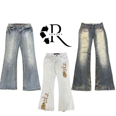 Y2K Era Cyber Girl Denim Jeans RW-2179