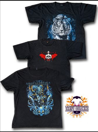 Vintage Music Band print t shirt T Shirt Y2K Heavy Metal Graphic printed T-Shirts