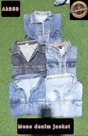 Mens denim jacket ak350