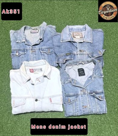 Mens denim jacket ak351
