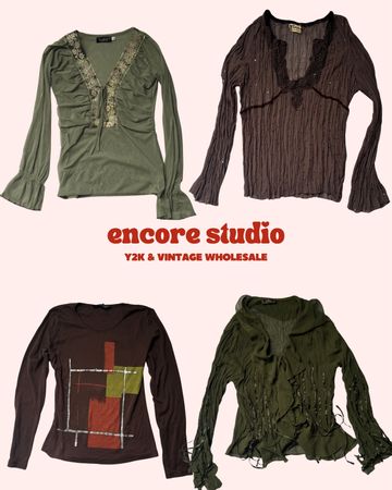 Y2K Forest Hues Mesh Tops (ES#18)