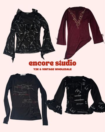 Y2K Gothic Baddie Mesh Tops (ES#20)