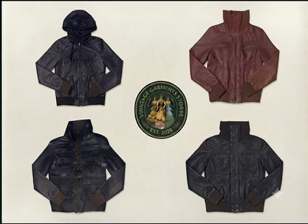 Premium Euro Original Leather Jacket Collection – Exclusive 5-Piece Unisex Lot