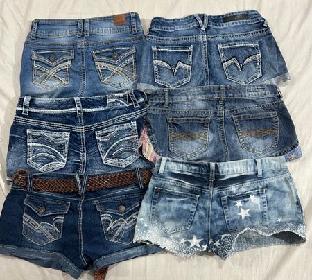 Y2k Denim Sexy Short (988)