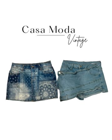 020726-9 Denim midi skirts 10 pcs