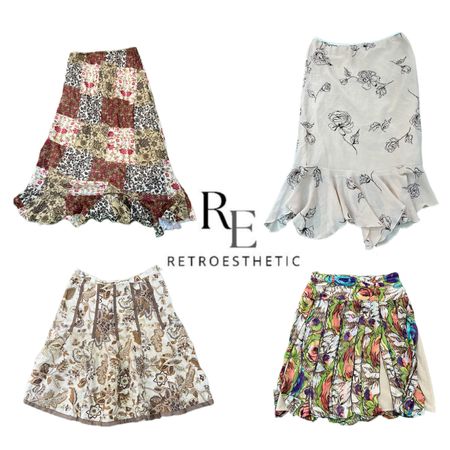 Y2K NYC IT GIRL POLY SKIRTS RE-3623