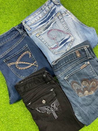 Y2k capri jeans id 17