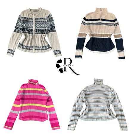 Y2K Vintage Ethentic Sweater RW-2188